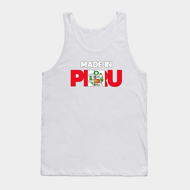 Peru - Flag (Made in) _016 Tank Top by Tridaak